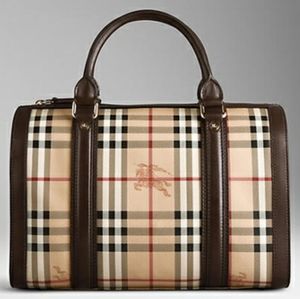 AUTHENTIC Burberry Haymark Bowling Bag